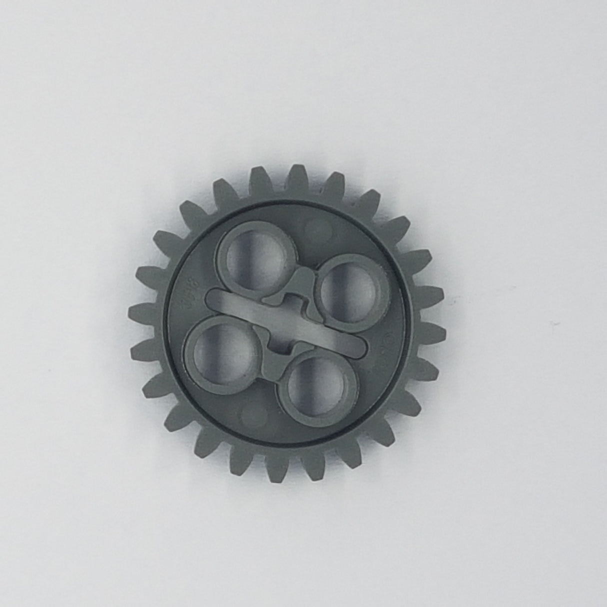 Technik Zahnrad 24 Zähne T24 ein Achsloch neudunkelgrau dark bluish gray