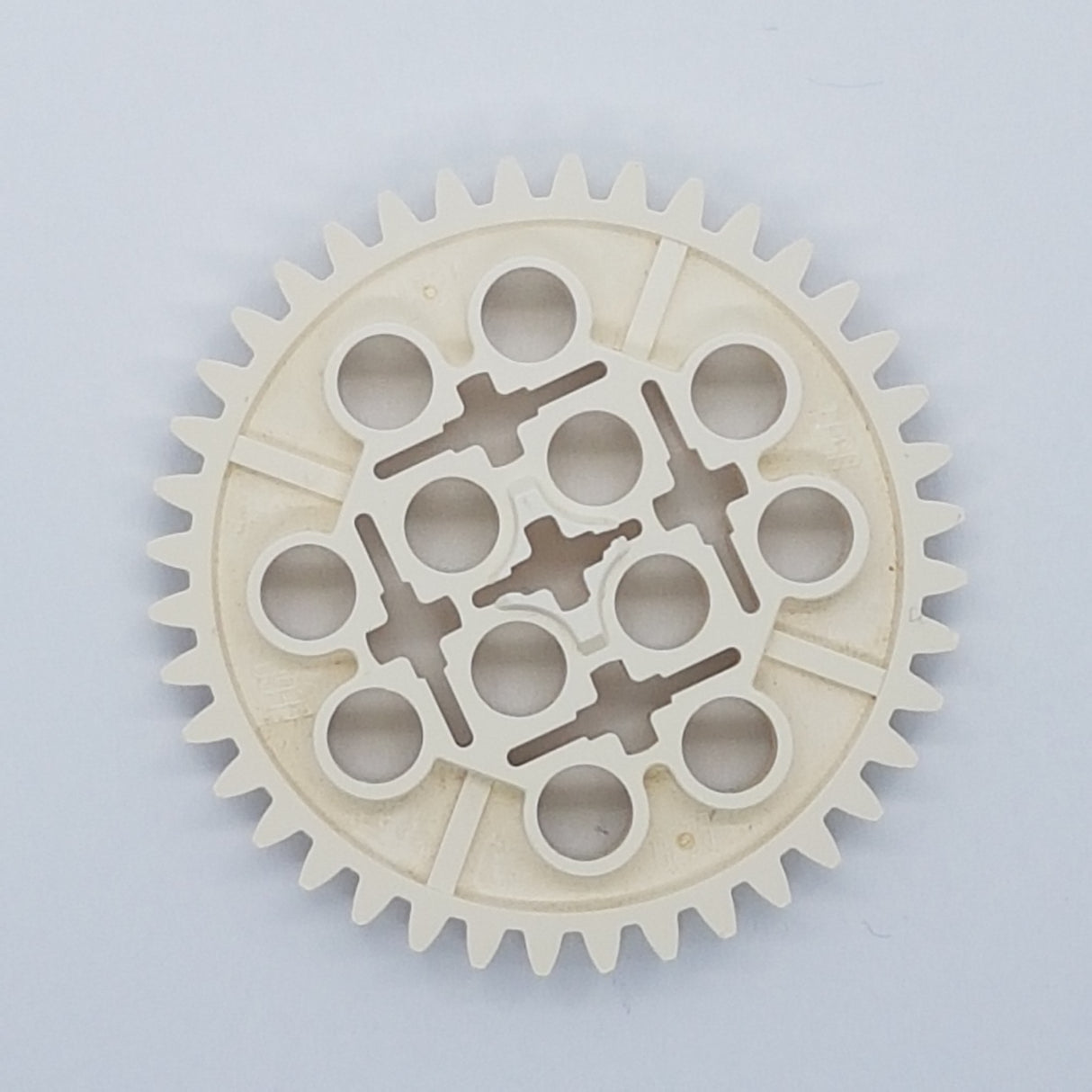 Technik Zahnrad 40 Zähne weiß white