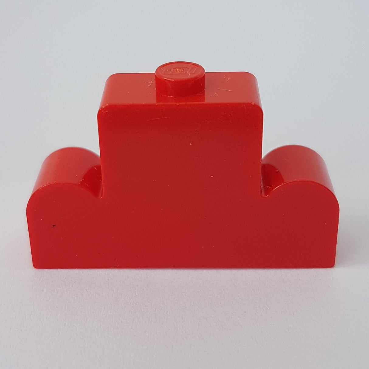 1x4x2 modifizierter Stein Center Stud Top rot red