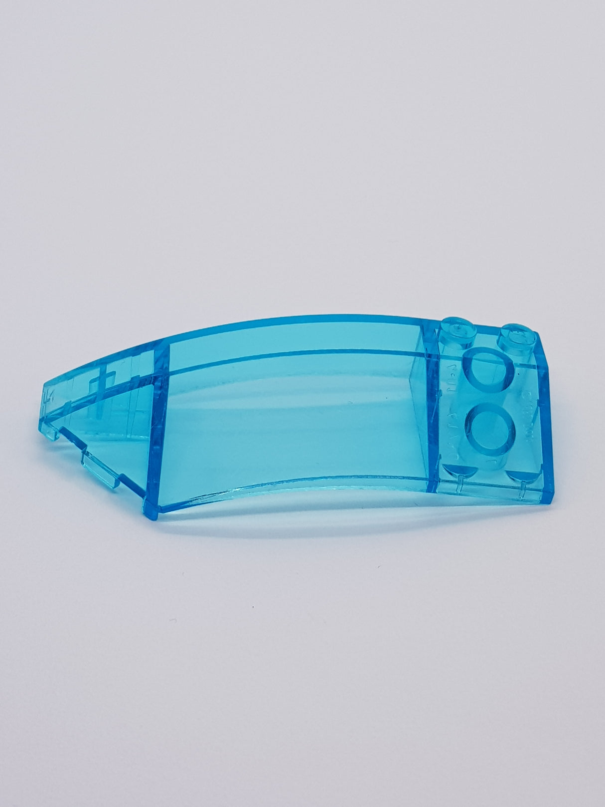 3x8x2 Kotflügel Bogenstein links transparent hellblau trans light blue