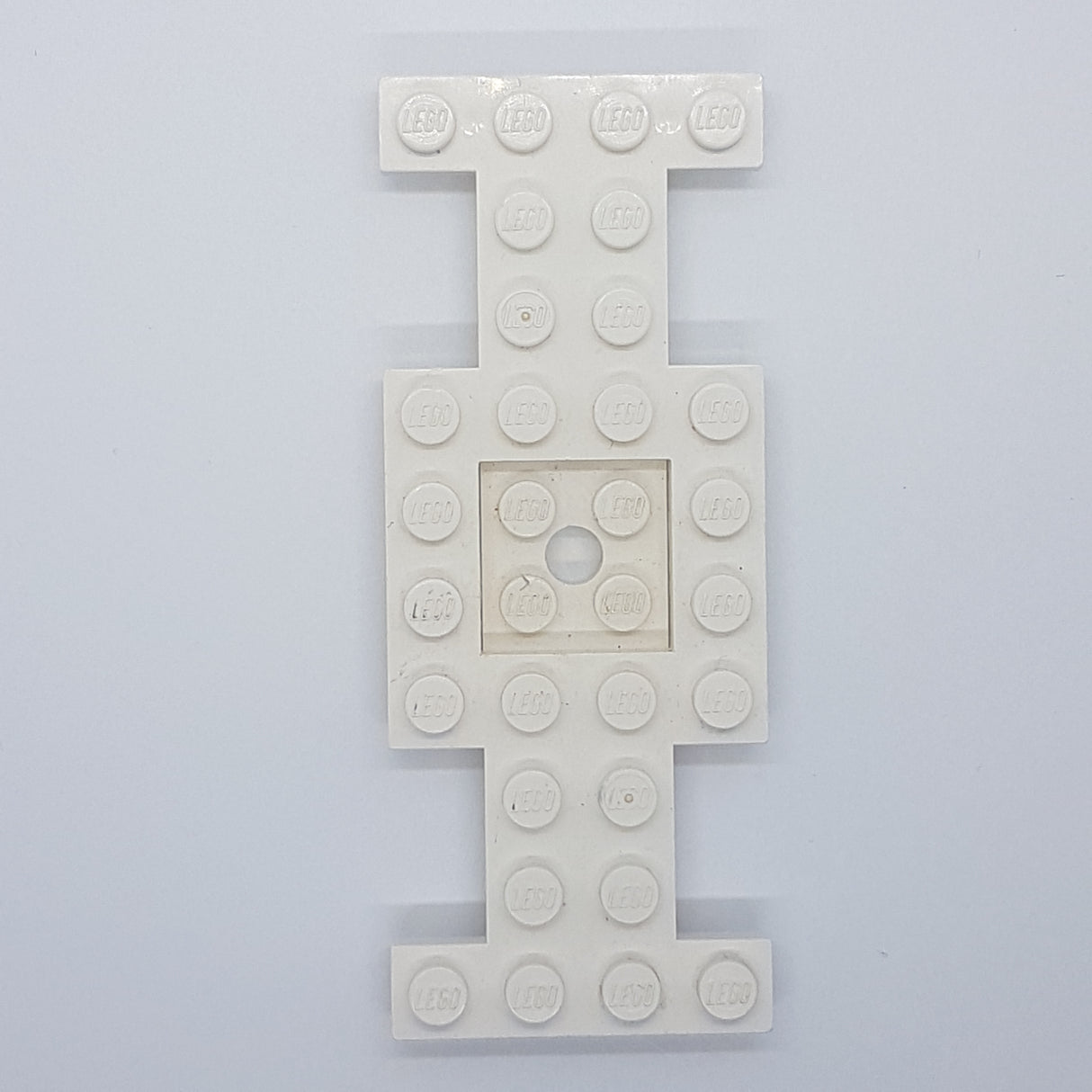 4x10x2/2 Fahrzeug Unterteil 2x2 Basis mit Loch weiß white