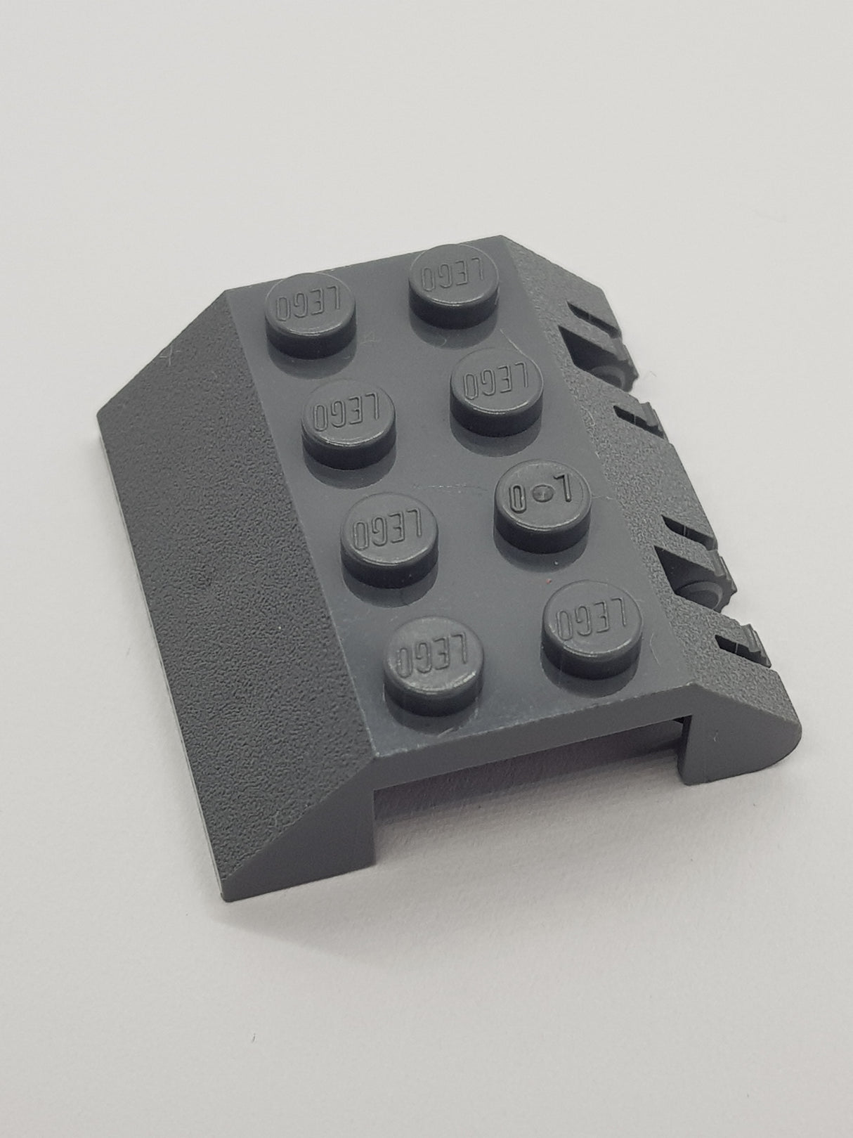 4x4 Schrägstein mit Verschlußscharnier 45° Dark Bluish Gray neudunkelgrau