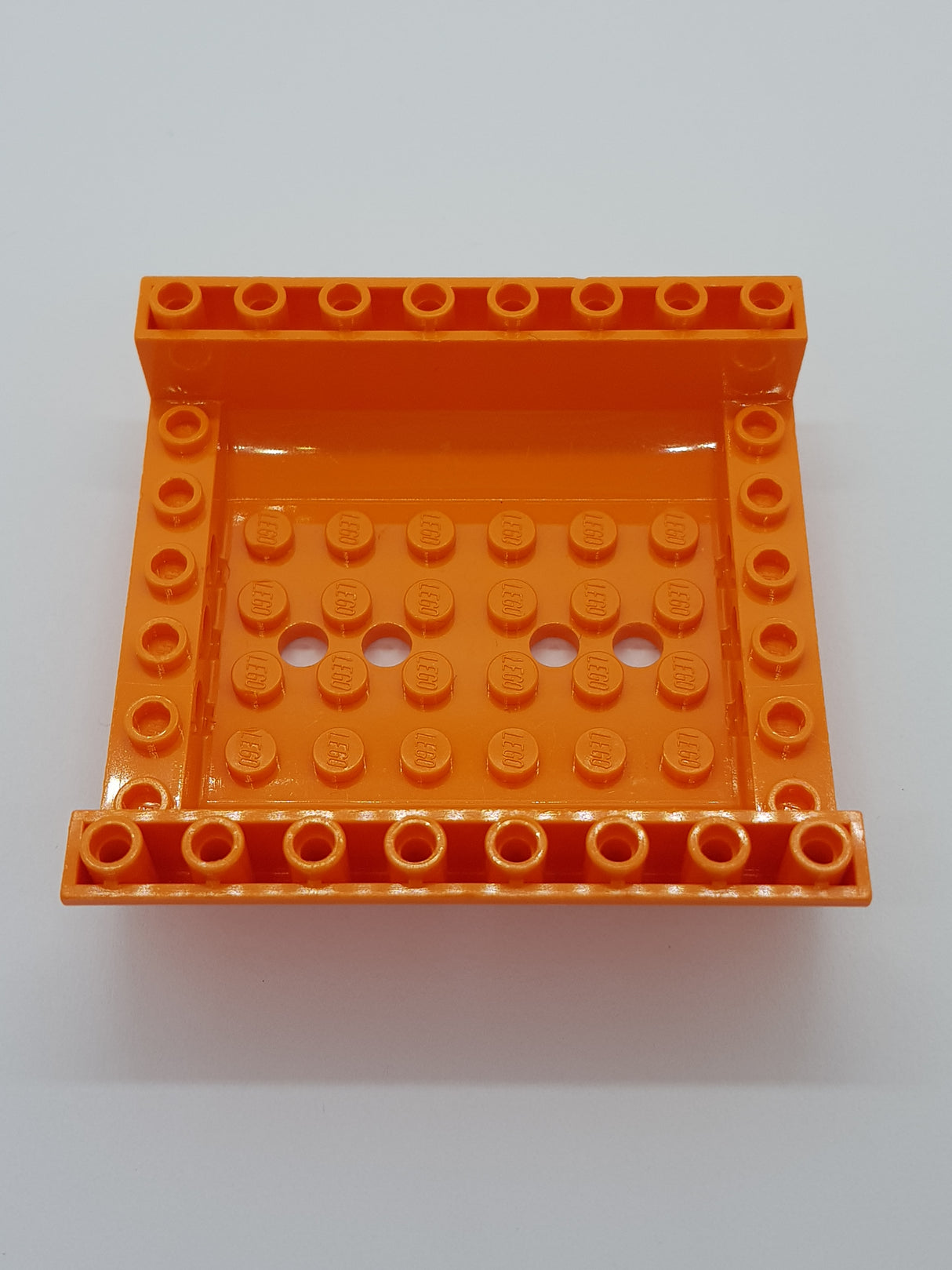 8x8x2 Fahrzeug Tankboden Flugzeug Körper gebogen orange