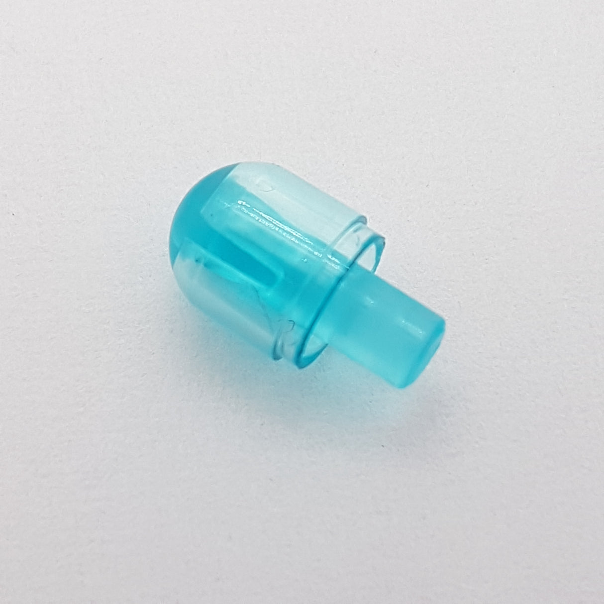 Lichtabdeckung Leuchte Rund mit Stab / Bionicle Barraki Auge transparent hellblau trans light blue