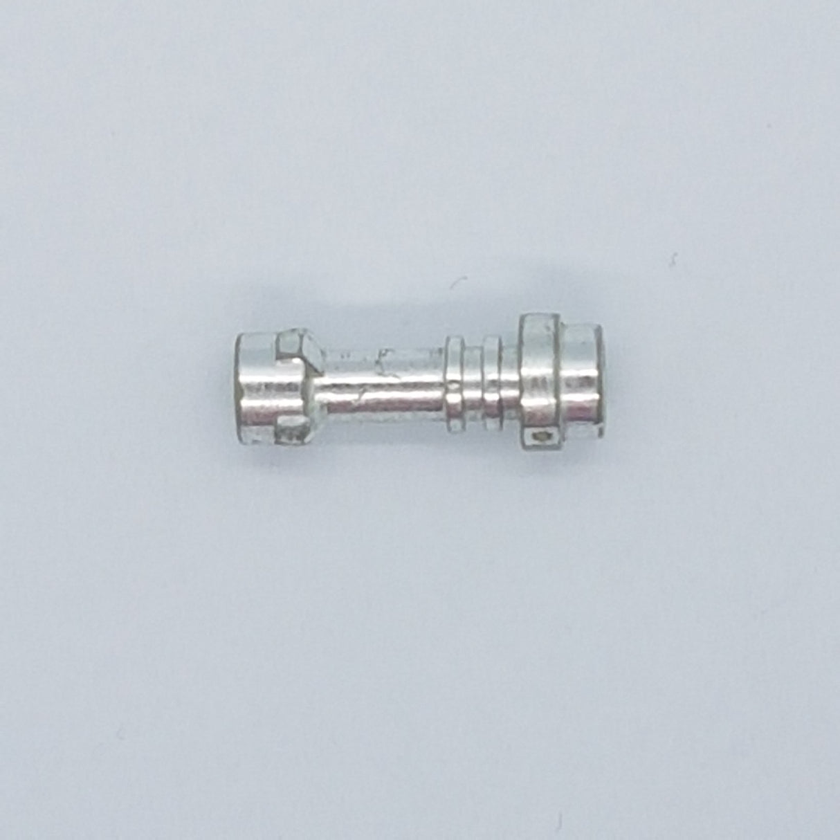 Waffe Lichtschwert rechter Griff chrom silber chrome silver