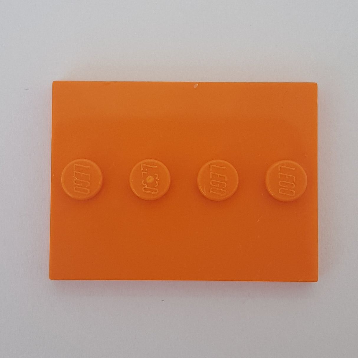 3x4 modifizierte Fliese Mittelnoppen orange