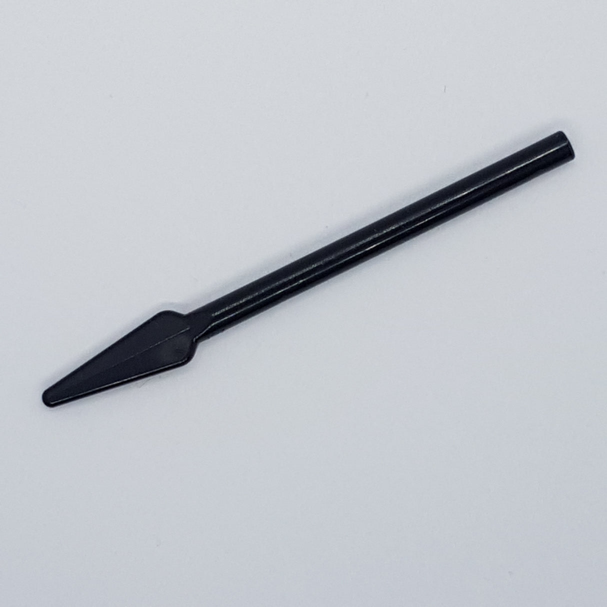 Waffe Speer Pike flaches Ende schwarz black