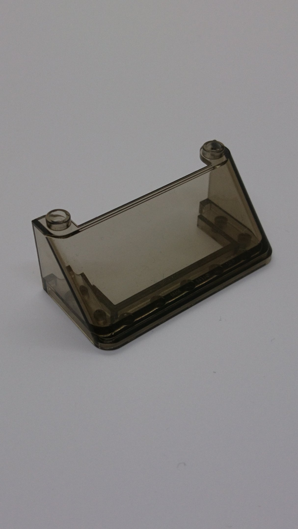 3x6x2 Windschutzscheibe transparent schwarz