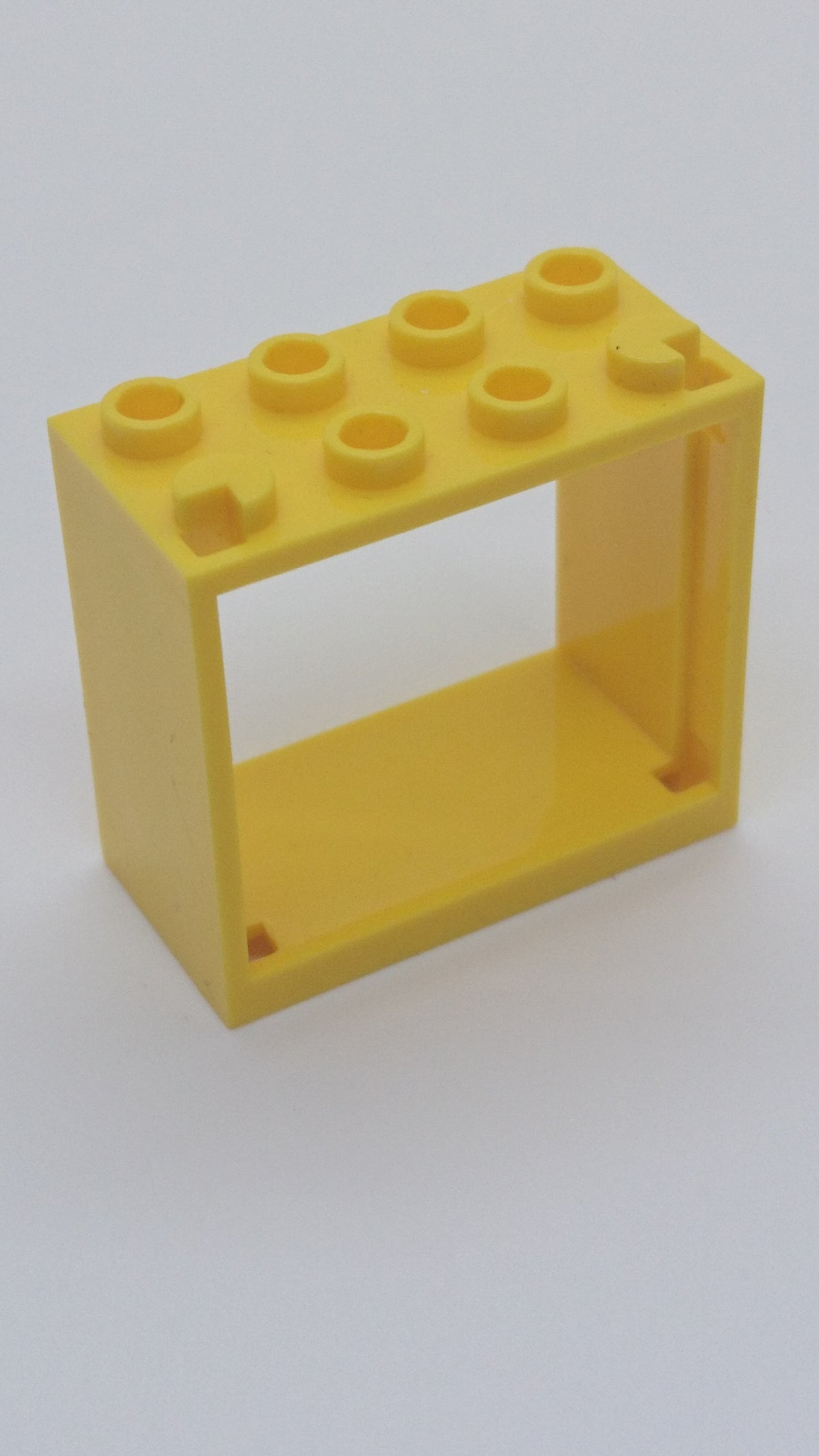 2x4x3 Fensterrahmen offene Noppen gelb
