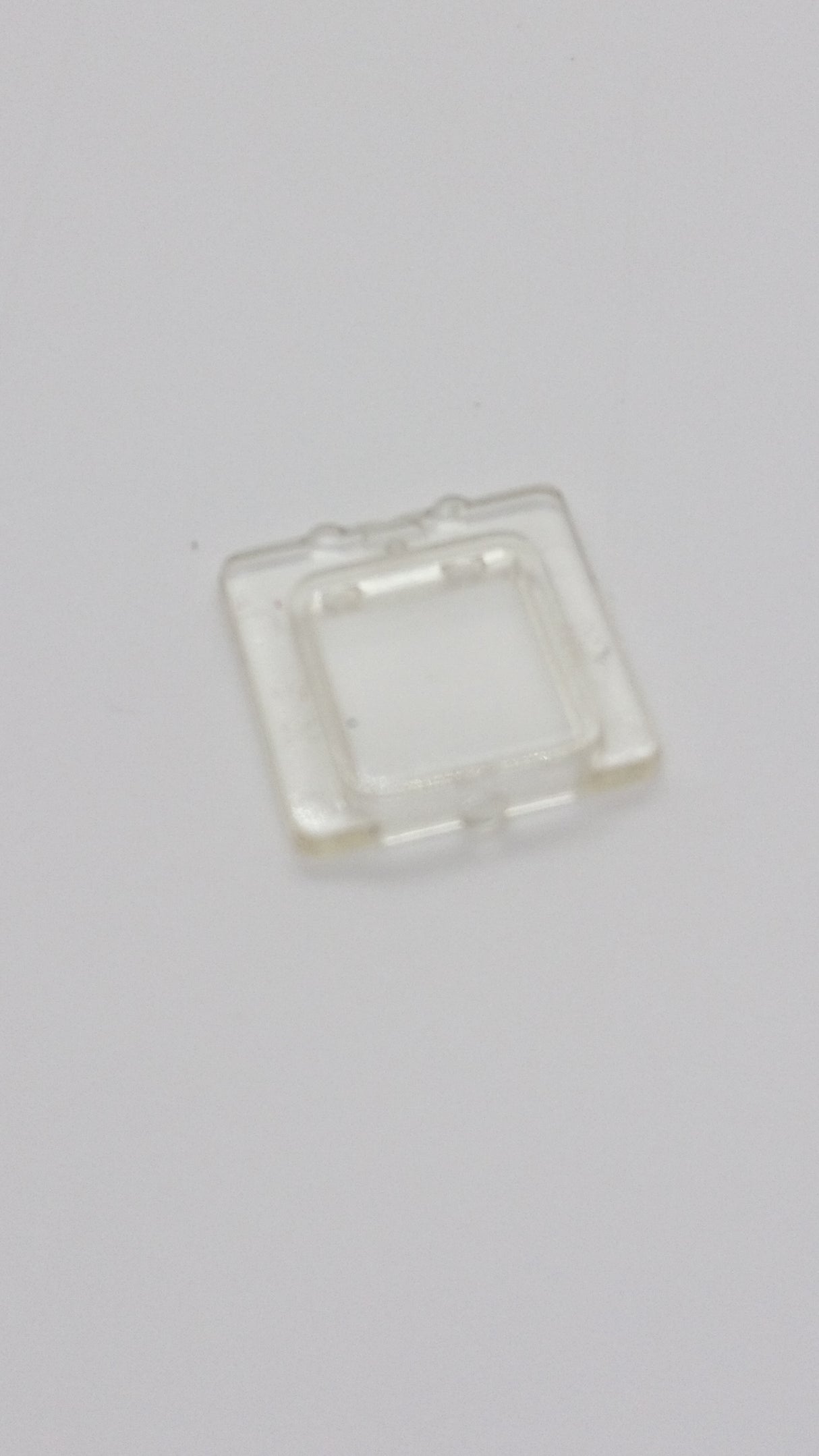 1x2x2 Fensterscheibe / Fensterglas für Flugzeugfenster transparent weiß trans clear