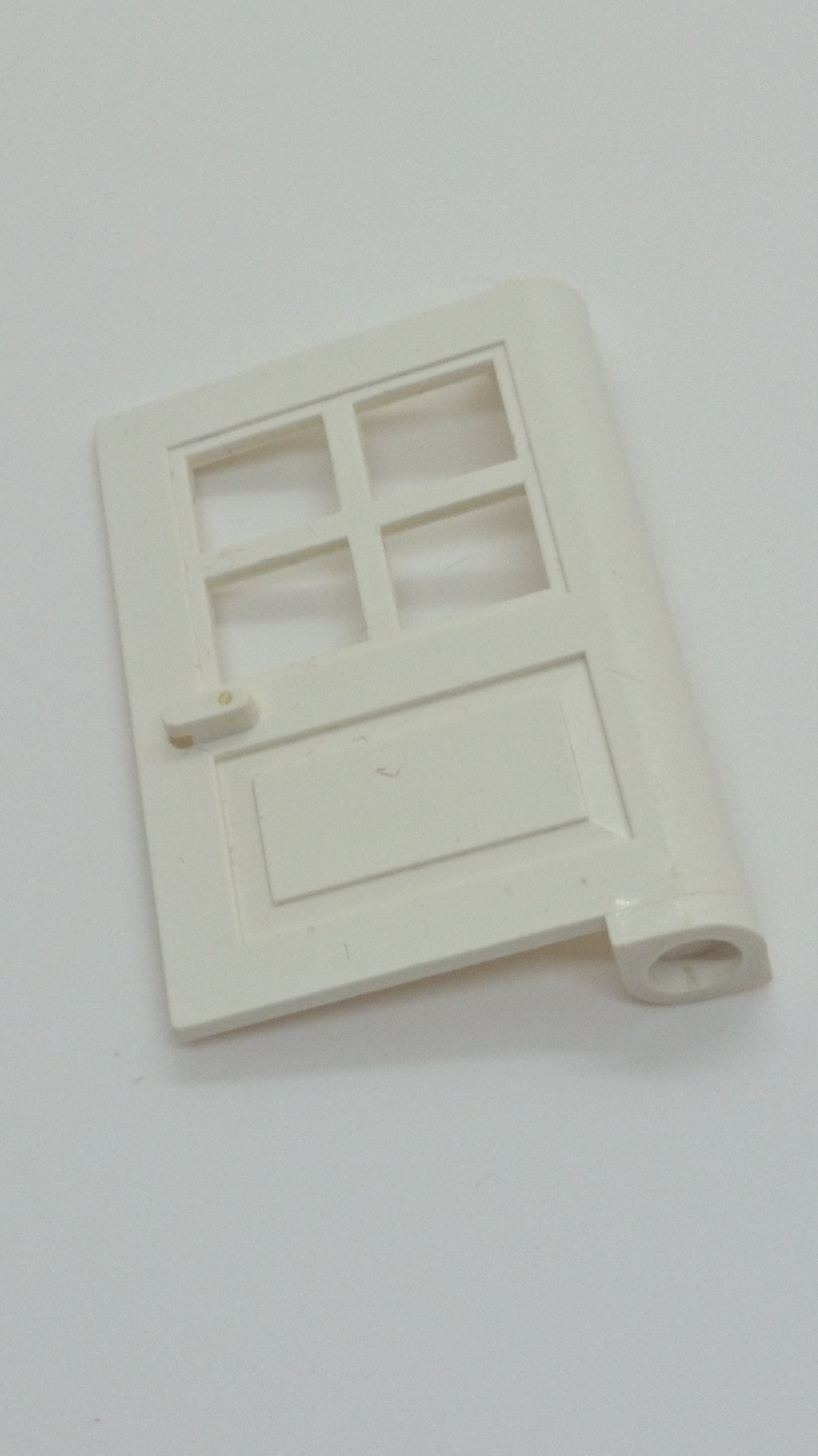 4x5 Haustür mit 4 kleinen Fenstern weiß white