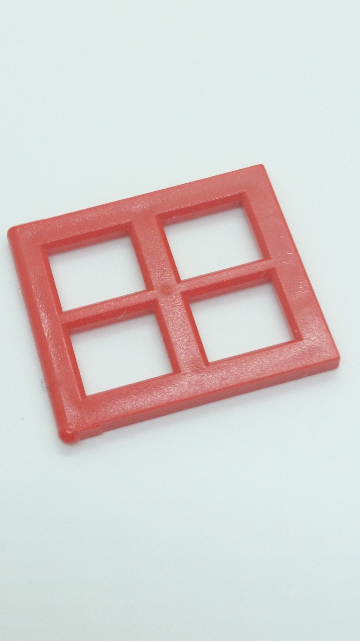 Fenster / Einsatz für 2x4x3 Rahmen rot