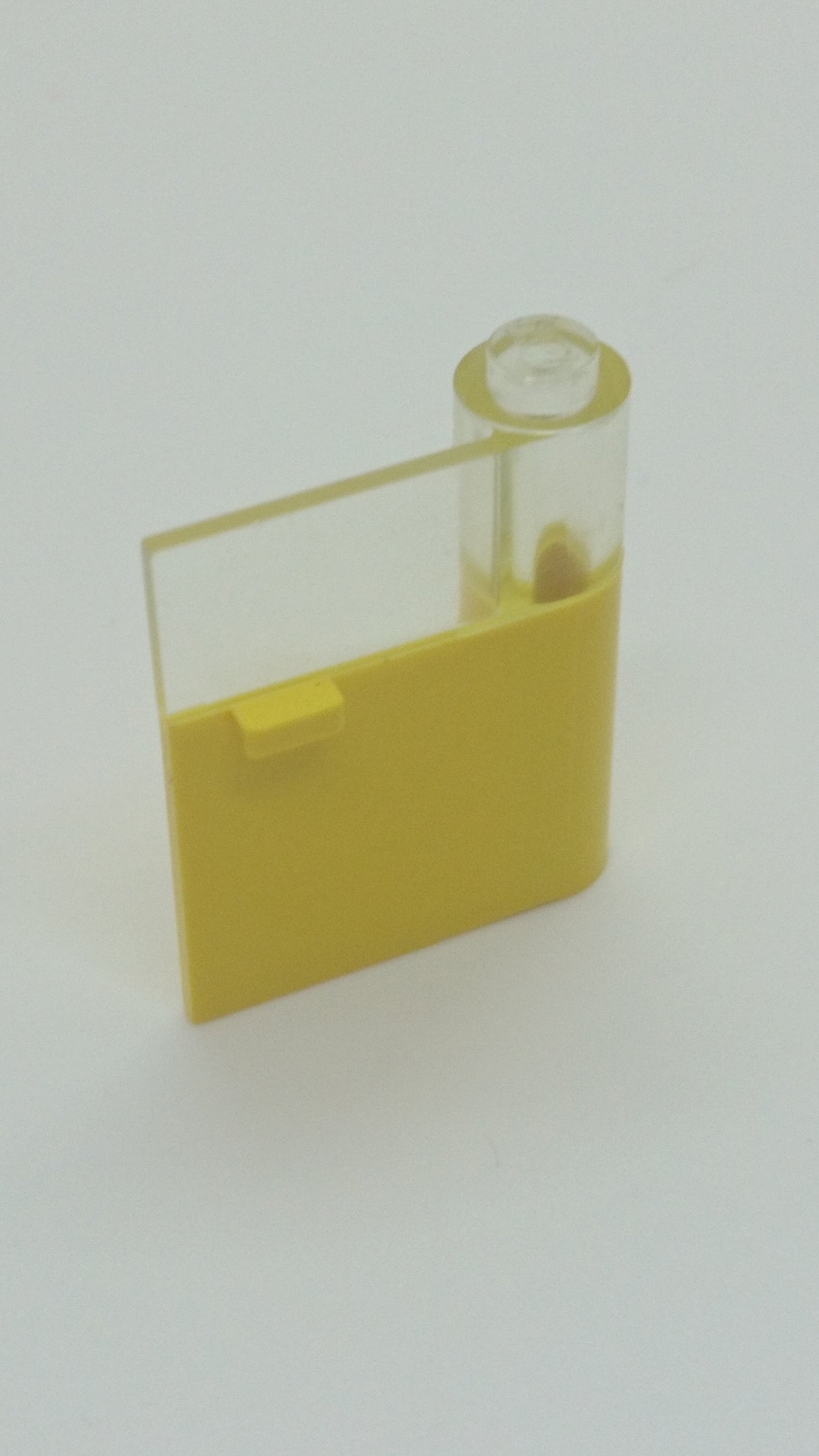 1x3x3 System Tür rechts gelb mit Fenster transparent-weiß gelb