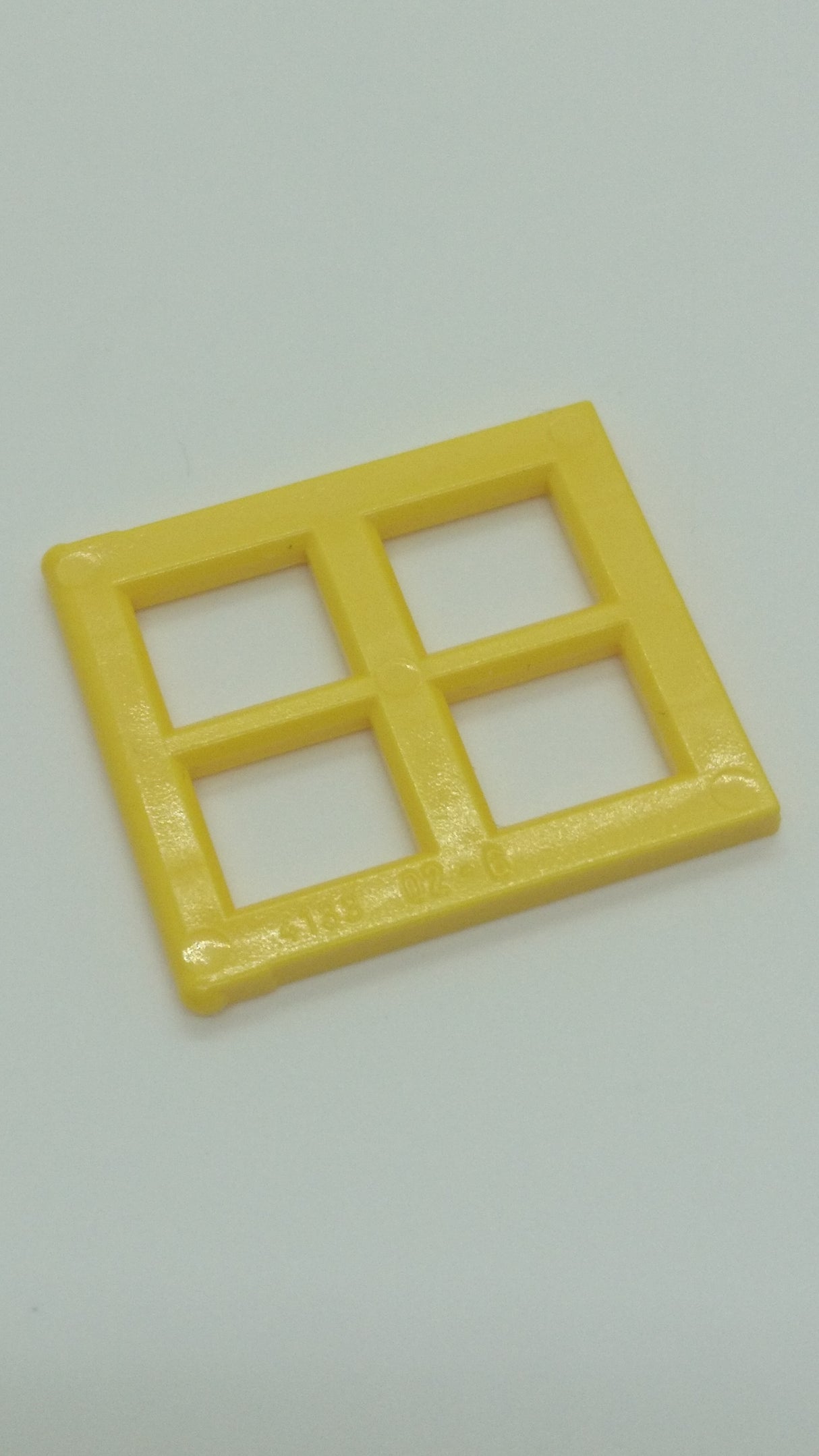 Fenster / Einsatz für 2x4x3 Rahmen gelb