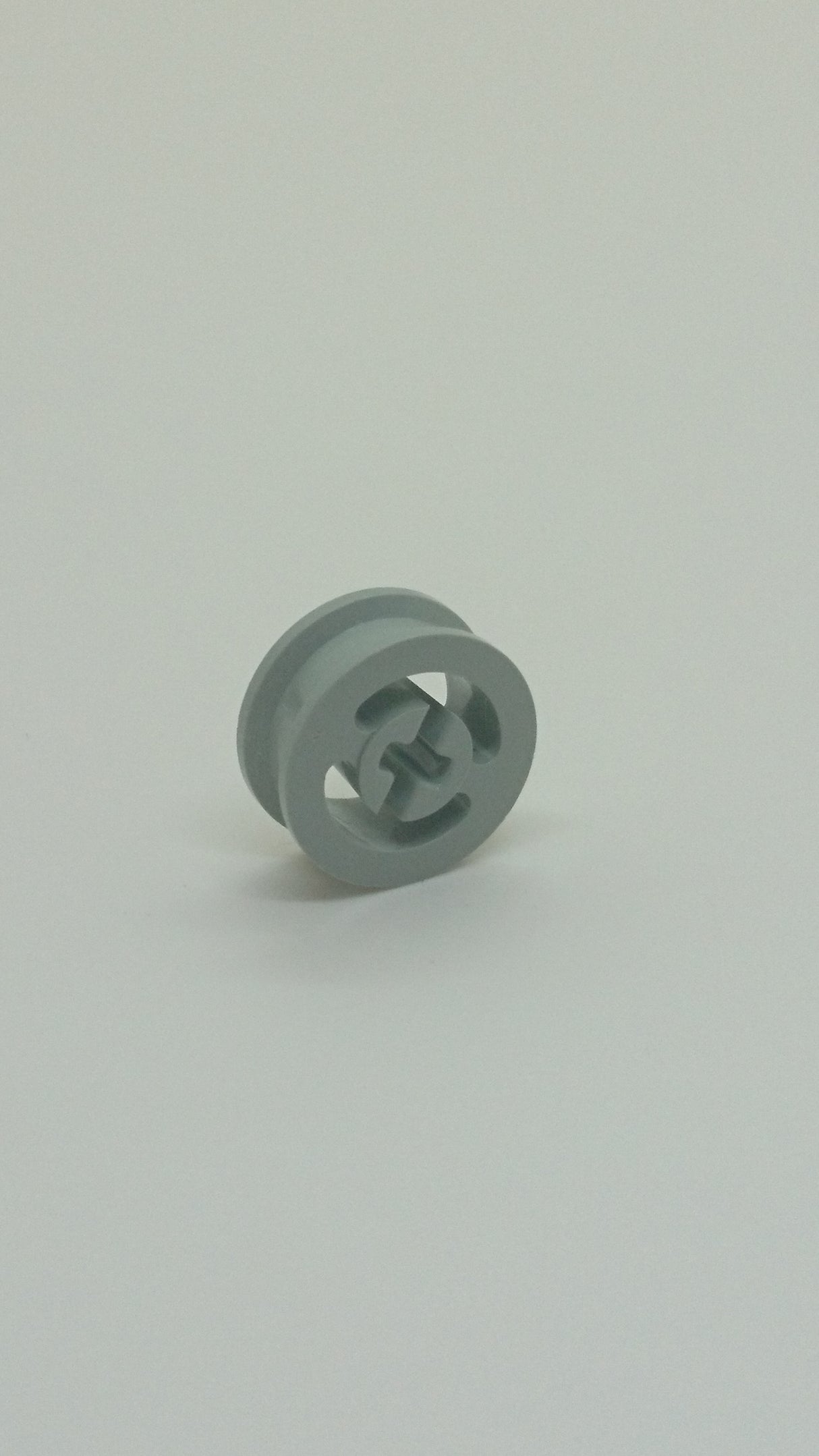 Felge mit Achsloch 17mm althellgrau light gray
