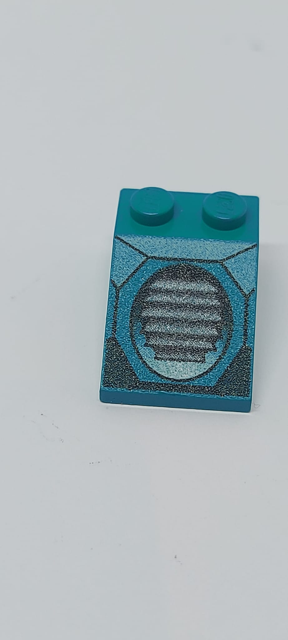 2x3 Dachstein 25° bedruckt with Louver Pattern türkis