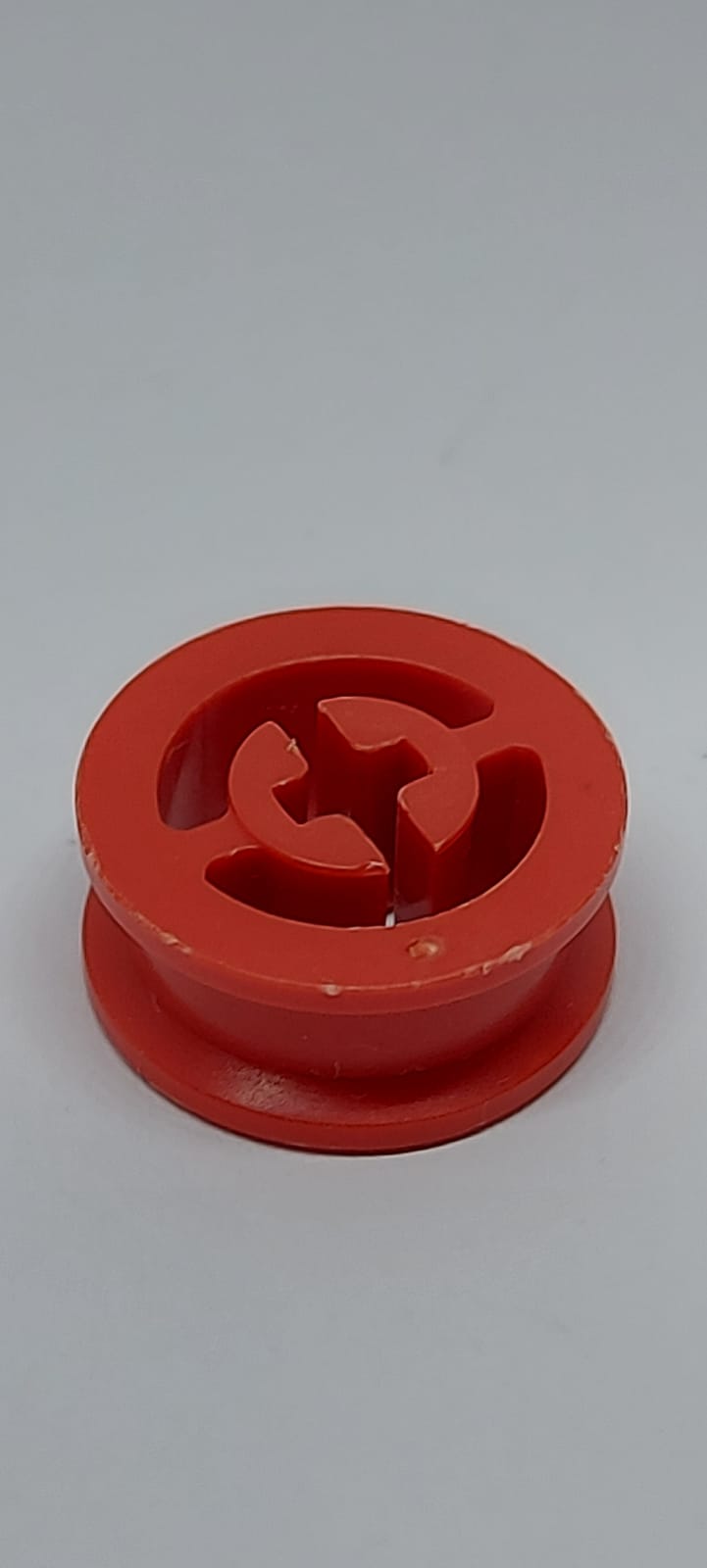 Felge mit Achsloch 17mm rot