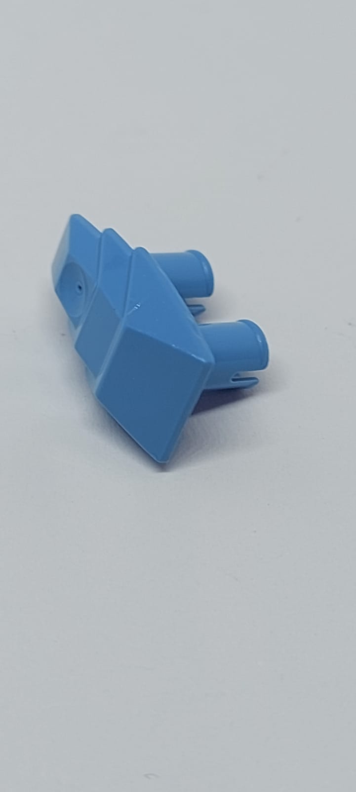 1x2 Fahrzeug Verkleidung, Panzerung klein, mit 2 Pins mittelblau