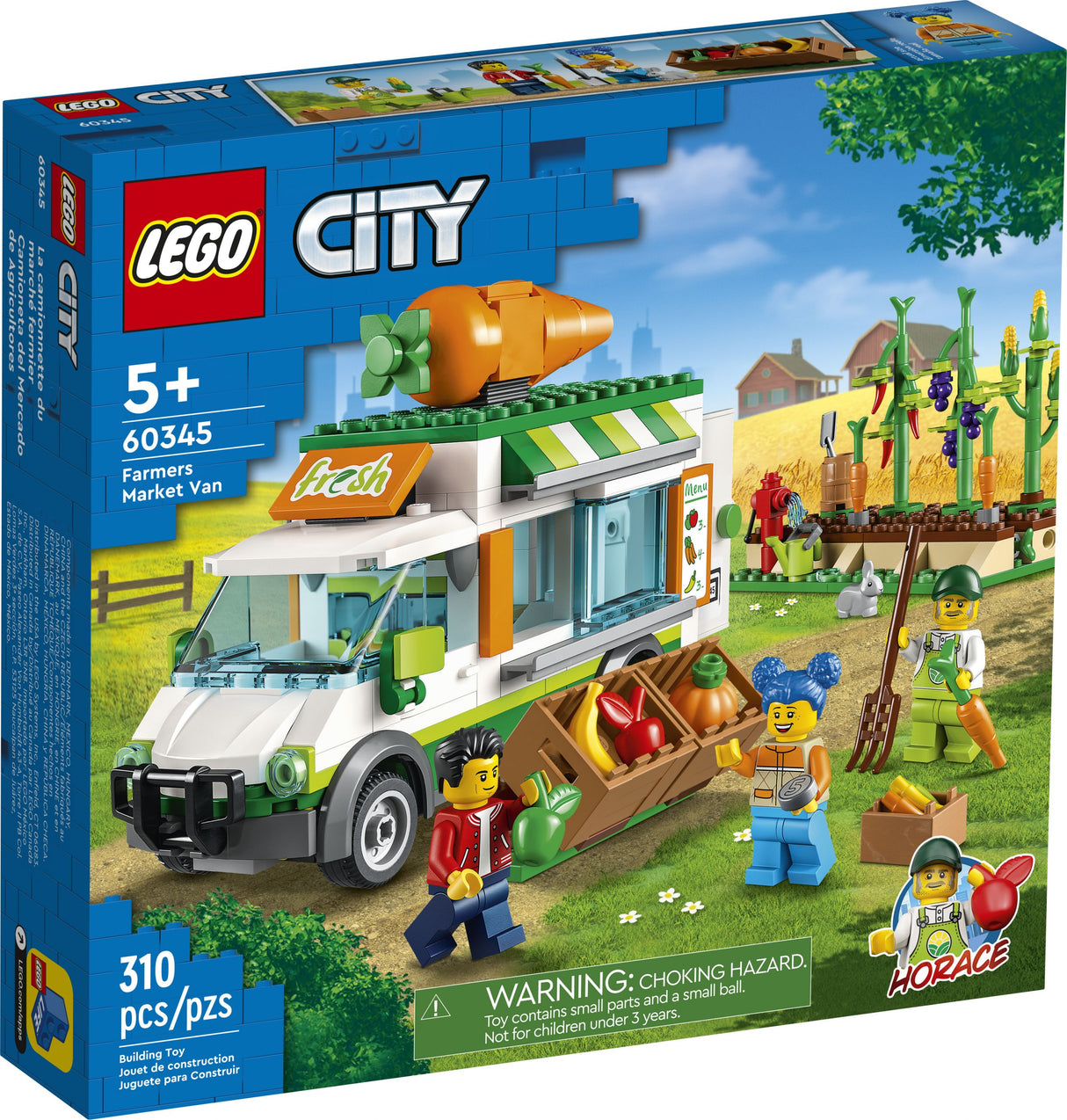 NEU LEGO® City 60345 Gemüse-Lieferwagen