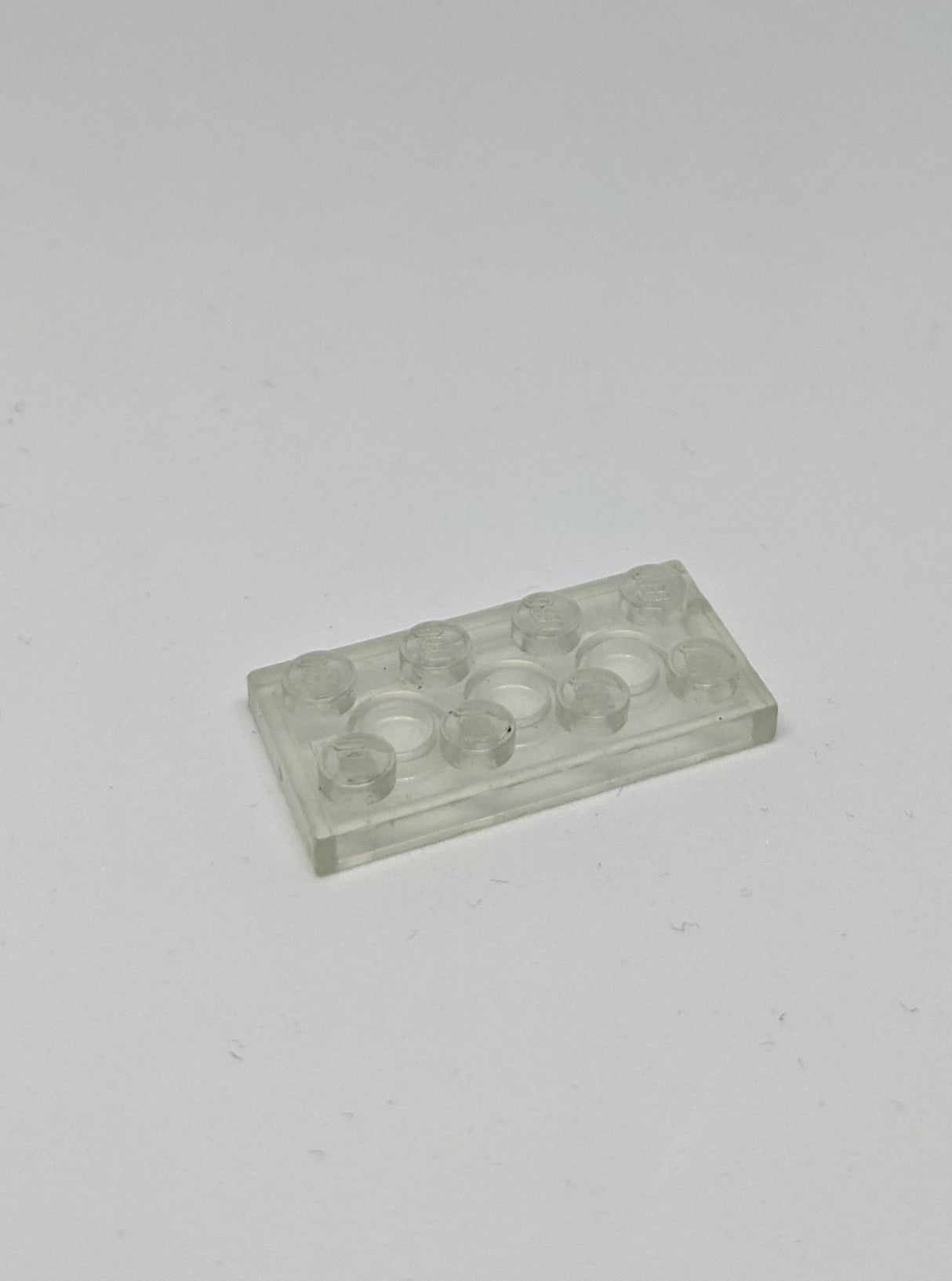 2x4 Platte transparent weiß trans clear