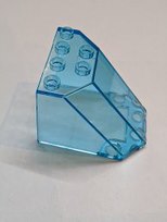 5x4x3 Windschutzscheibe transparent hellblau trans light blue trans-light blue