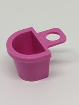 Zubehör Minifigur D-Korb knallpink dark pink