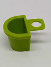 Zubehör Minifigur D-Korb lindgrün lime