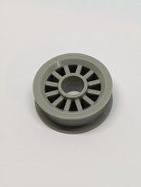 Felge 2x2 mit Speichen und Pinloch althellgrau light gray