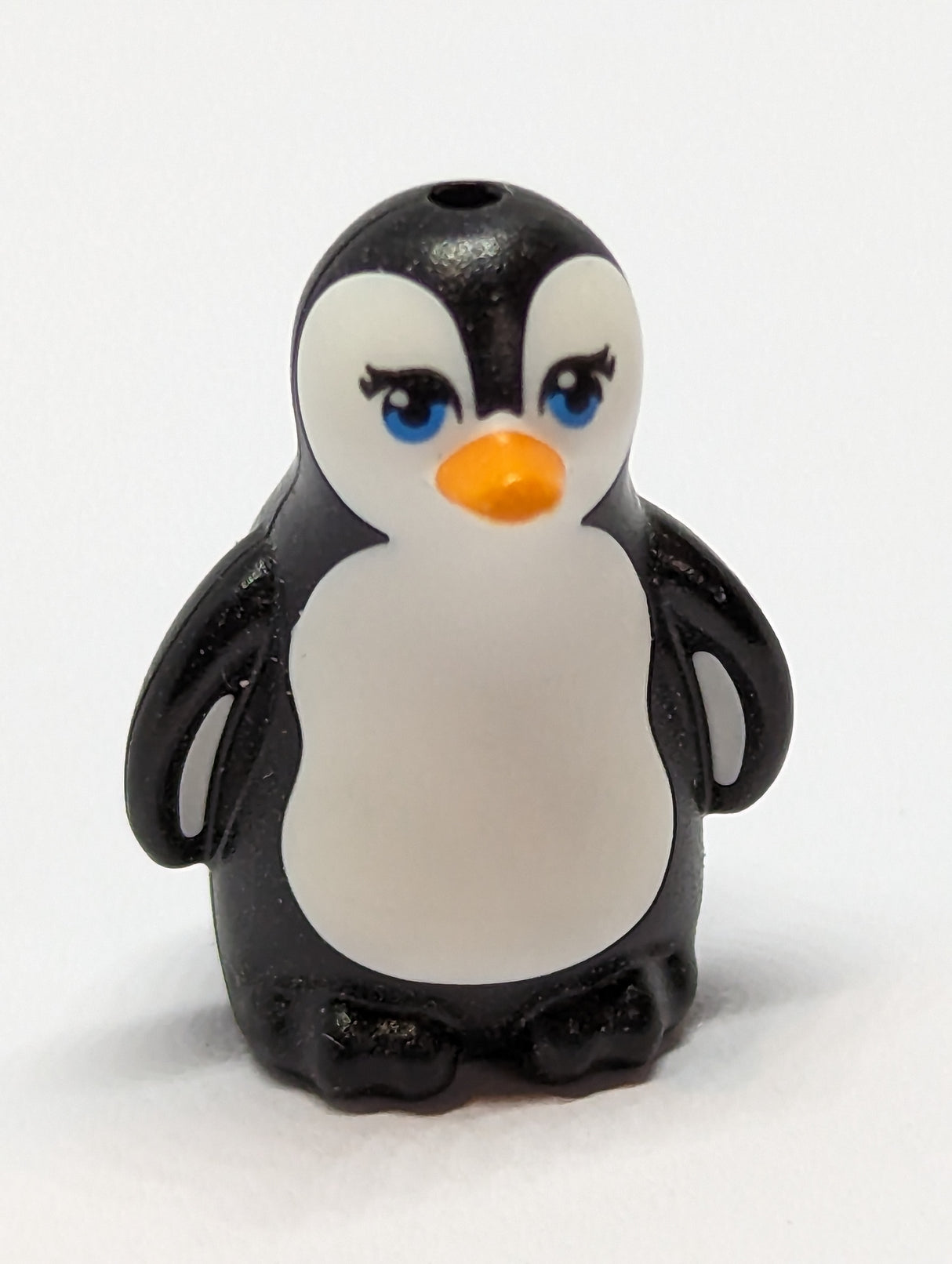 Pinguin Friends stehend mit weissem Gesicht, schwarz black