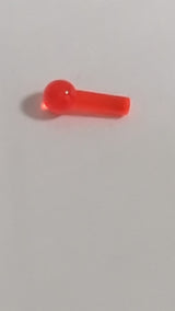 Stange 1L mit Anhängerkupplung transparent neon orange