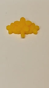 NEU Friends Accessoires Haarschmuck, dreifache Blume (Krone) mit kleiner Stecknadel hellorange
