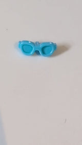 Friends Accessoires Brille, ovale Form mit kleinem Stift azur (medium)