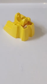 Großer Figurenfuß, kurz mit Kugelgelenk gelb
