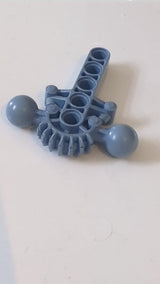 Bionicle-Hüfte/Unterkörper mit 2 Kugelgelenken und 7-Zahn-Halbzahnrad sandblau