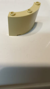 NEU 4 x 4 x 3 Zylinderviertel beige