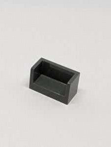 NEU Paneel 1 x 2 x 1 runden Ecken 2 Seiten neudunkelgrau