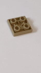 2x2 Fliese modifiziert invertiert dunkelbeige