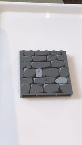 1x6x5 Stein mit Steinmauermuster neudunkelgrau