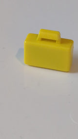 Minifigur, Besteckkoffer / Reisekoffer gelb