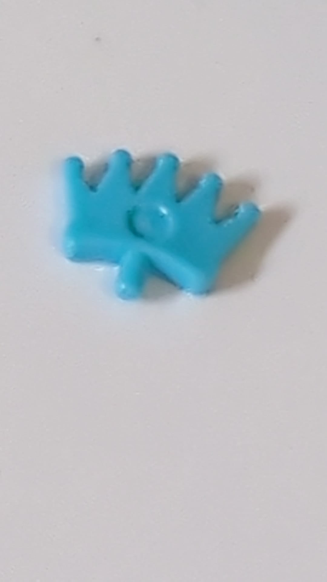 Friends Accessoires Haarschmuck, Tiara mit 5 Zacken und kleiner Anstecknadel azur (medium)