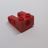 NEU Technik Stein 1 x 2 mit Loch und doppeltem Liftarm rot