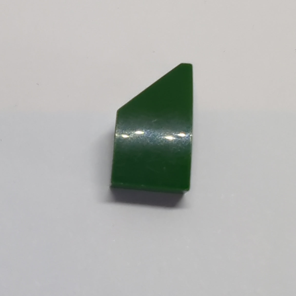 NEU Fliese gebogen Keil 2 x 1 x 2/3 Links dunkelgrün