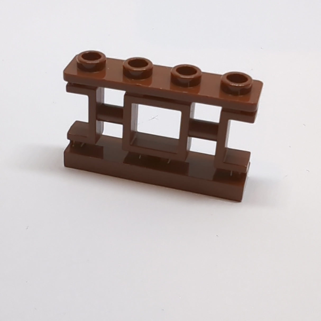 NEU Zaun 1 x 4 x 2 ornamentales asiatisches Gitter mit 4 Noppen neubraun