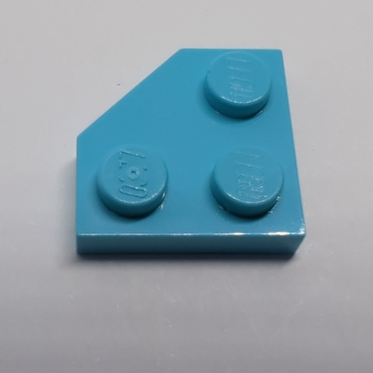 NEU Keilplatte 2 x 2 Eckplatte azur (medium)
