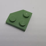 NEU Keilplatte 2 x 2  Eckplatte sandgrün
