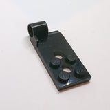 NEU Scharnierplatte 2 x 4 mit Pinloch und 2 Löchern - Unten schwarz