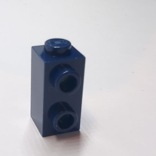 1x1x1 2/3 modifizierter Stein mit Noppen an einer Seite dunkelblau dark blue