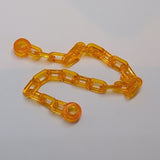 Kette 13cm 16M, 21 Glieder (16-17L) transparent orange trans-orange