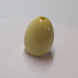 Ei mit Loch auf der Oberseite beige tan