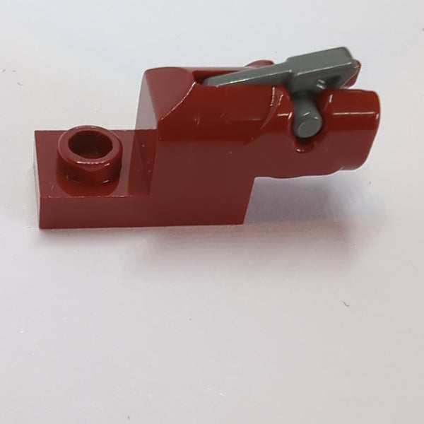 Waffe Weapon Gun, Mini Blaster Star Wars montierbar Trigger neudunkelgrau, dunkelrot dark red